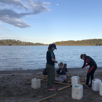 Scout raft making challenge