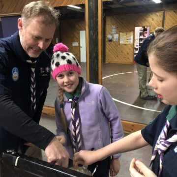 Fondue night at Scouts