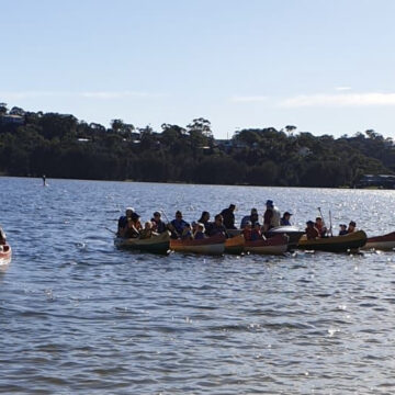 Kayaking with the Scouts