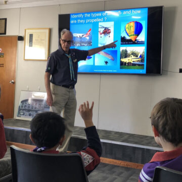 Learning about flight at the Family Air Activity Day